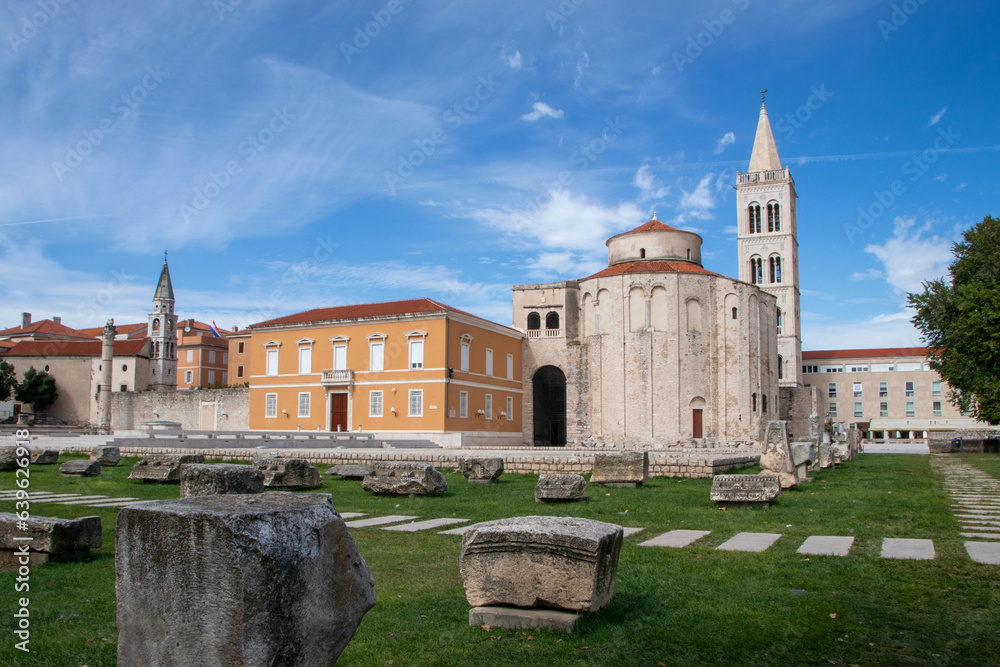 church of st. donatus and belltower of the st. anastasia cathedral