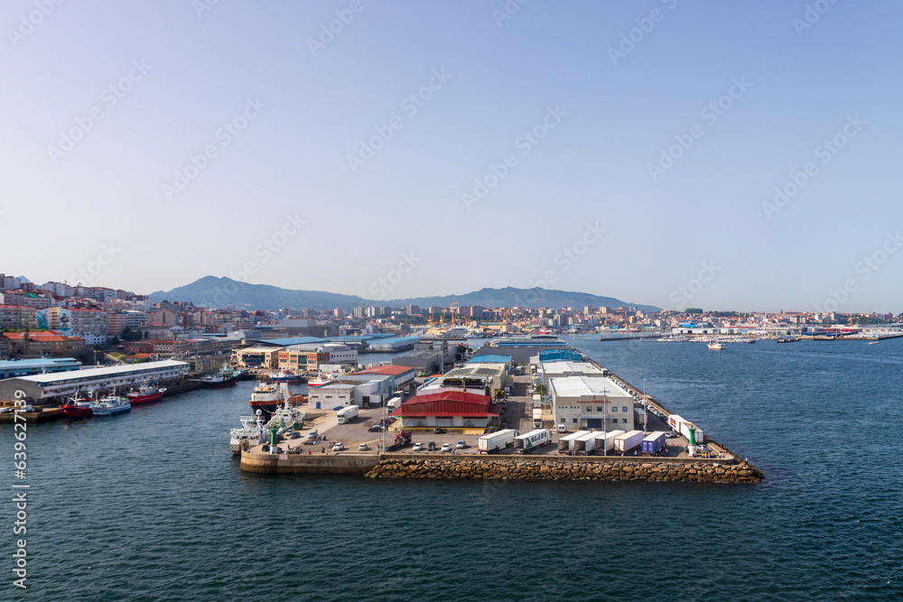 The port in Vigo, Spain