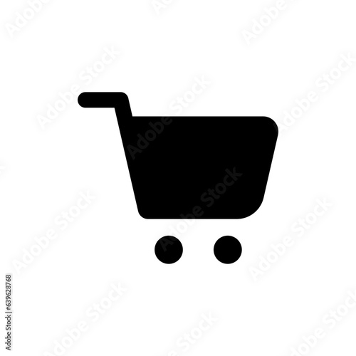 shopping cart icon, Full and empty shopping cart symbol shop and sale icon	
