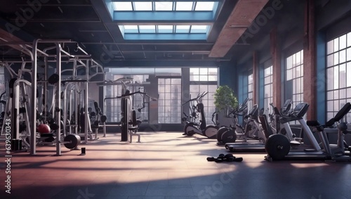 A beautiful GYm in the hall © Love Mohammad