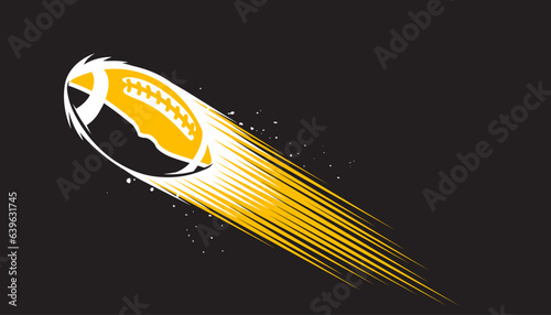 American football abstract background design. sports concept photo