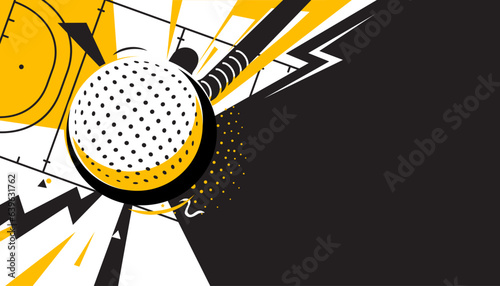 Field hockey abstract background design. The sports concept photo