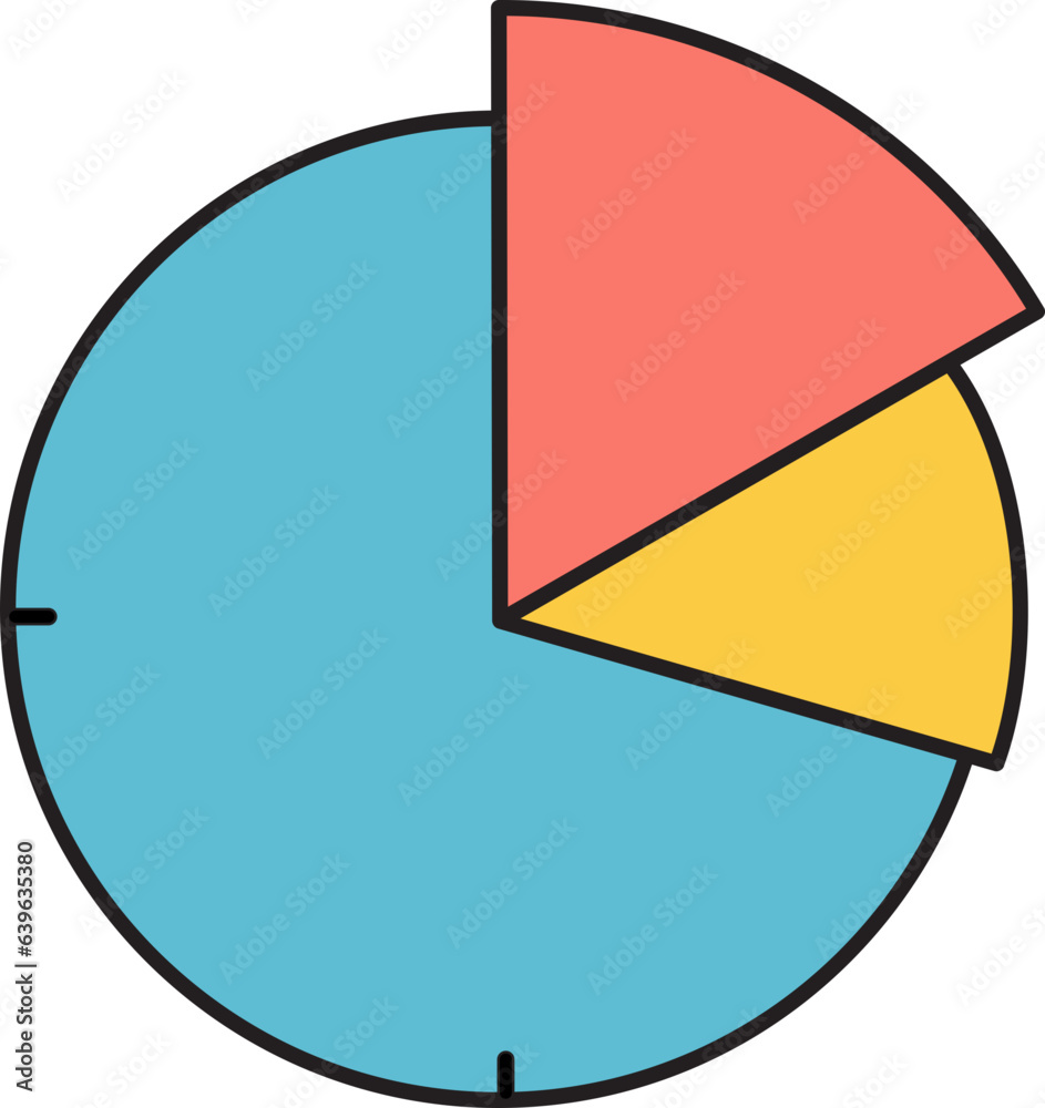 Obraz premium pie chart icon