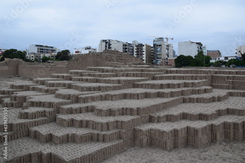 Pyramid in the City of Lima