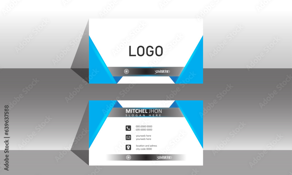 modern business card print templates. Personal visiting card modern business card print templates. Personal visiting card