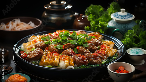Chinese gourmets taste exquisite dishes with satisfaction and admiration in their eyes 