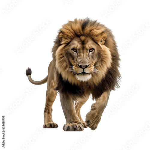 lion isolated on white background © PawsomeStocks