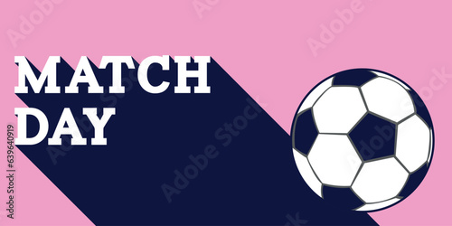 match day pink background soccer