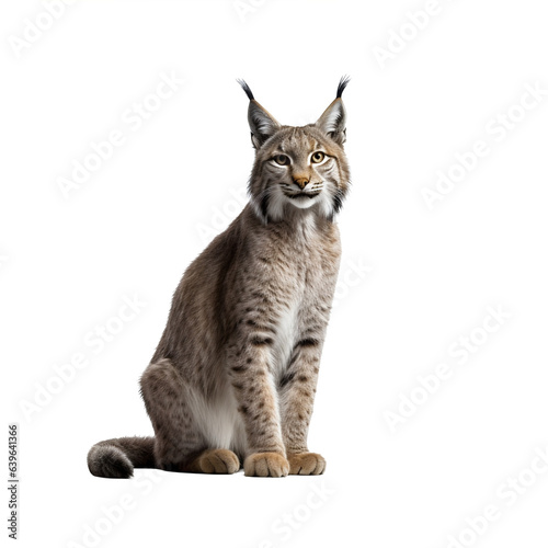 Lynx avec transparence, sans background