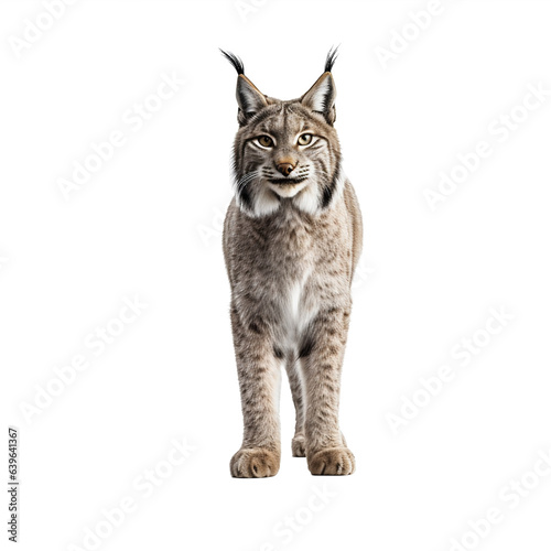 Lynx avec transparence, sans background