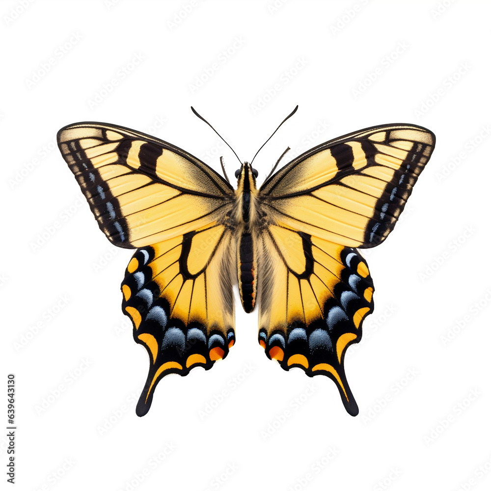Papillon Papilionidés (Papilionidae) avec transparence, sans background Papillon Papilionidés (Papilionidae) avec transparence, sans background