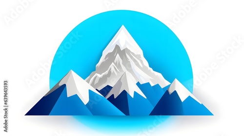 Nature landscape with mount...