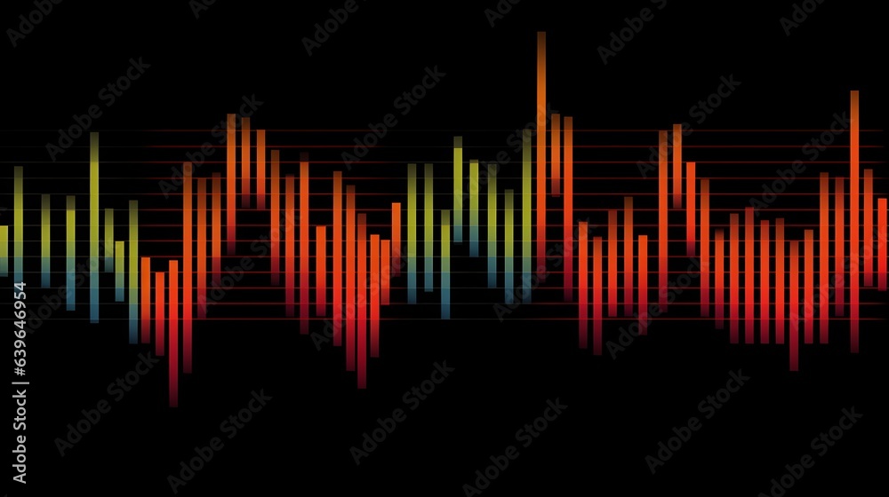 Abstract element for music design equalizer. Dynamic spectrum line isolated on a background Abstract element for music design equalizer. Dynamic spectrum line isolated on a background