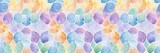 Abstract watercolor painting colorful mosaic texture background, seamless pattern