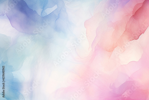 Watercolor background. Colorful watercolor design texture. Pastel colors. AI generated
