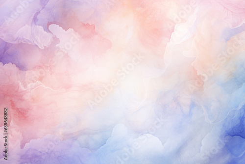 Watercolor background. Colorful watercolor design texture. Pastel colors. AI generated 