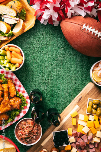 Sports: Football Tailgate Party With Beer