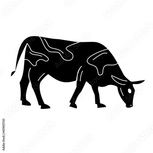 cow silhouette icon