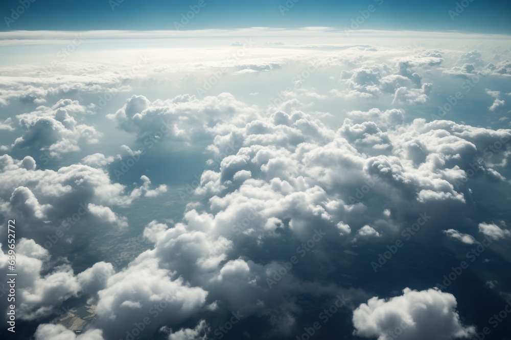 Sky with cumulus clouds Sky with cumulus clouds