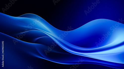 Amazing abstract blue wave background of serenu hues