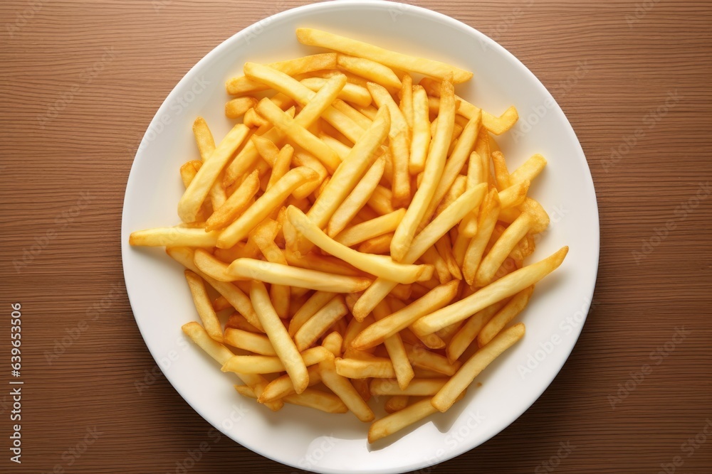 french fries on white plate tasty and delicious french fries on white plate tasty and delicious
