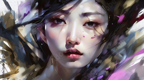 Illustration in a watercolo...