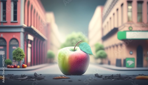 City in big apple concept, ...