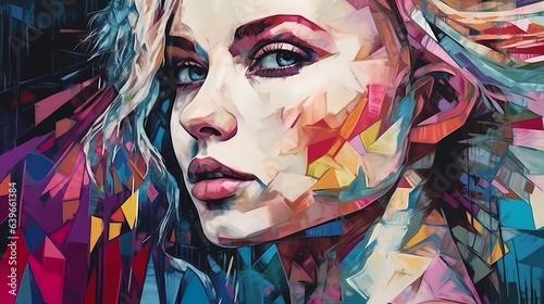 Portrait of young beautiful...