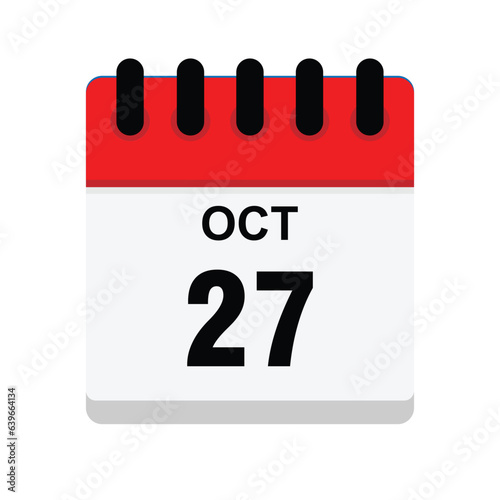 27 october icon with white background