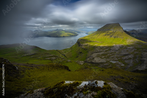 Εκτύπωση καμβά Vagar from Sornfelli, Faroe Islands