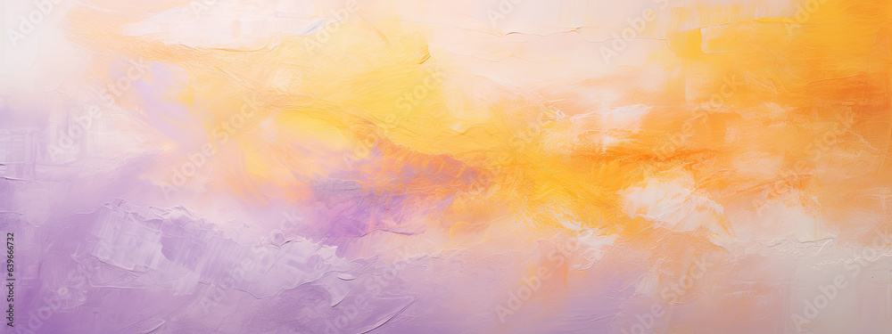 ilustracion de un fondo pintado de tonos malvas y naranjas