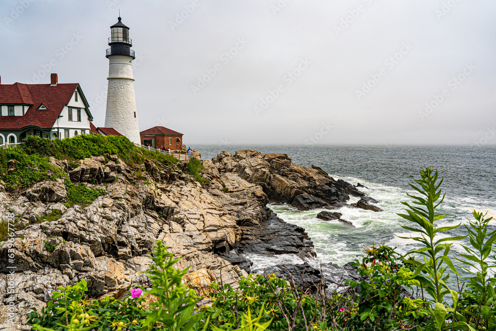 Portland Head Lighthouse on the Maine Coast