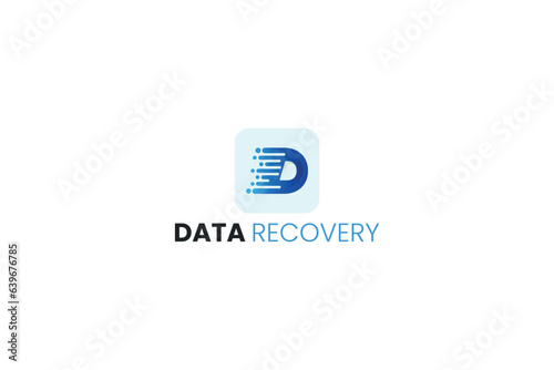 vector data recovery logo design