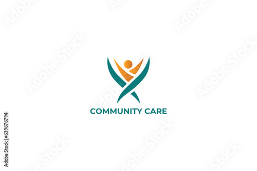 vector minimal community care logo