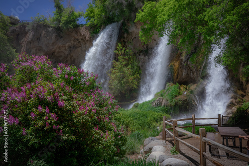 Rifle Falls in the Rifle State Park in Colorado