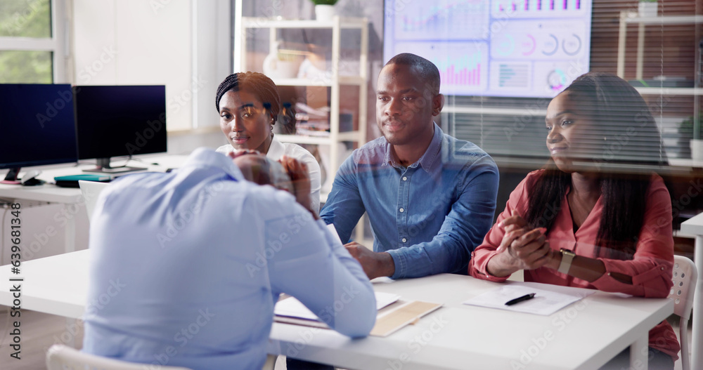 Obraz premium Disciplinary Meeting Or Interview Fail