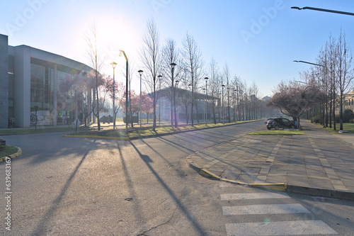 Modern building on the camous of University of Talca, CHile (Institute for biological Sciences)  photo