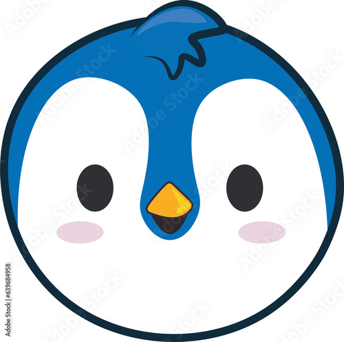 penguin face