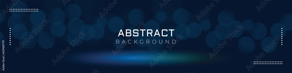 Linkedin banner with simple blue background Stock Vector | Adobe Stock