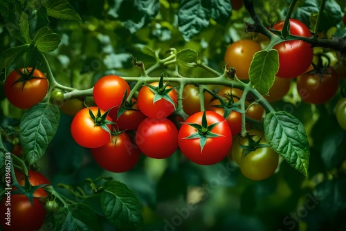 tomatoes on vine