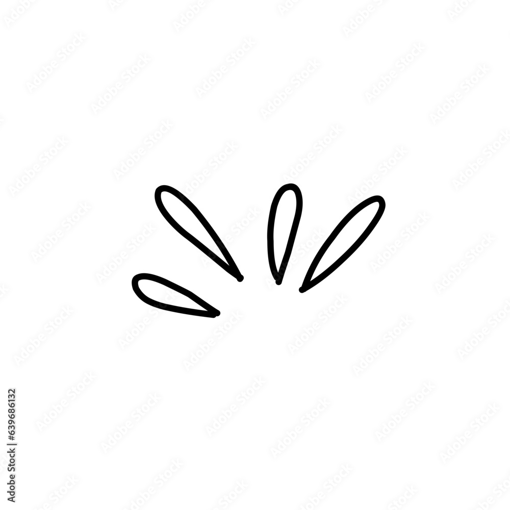 Doodle pop surprise line elements Doodle pop surprise line elements