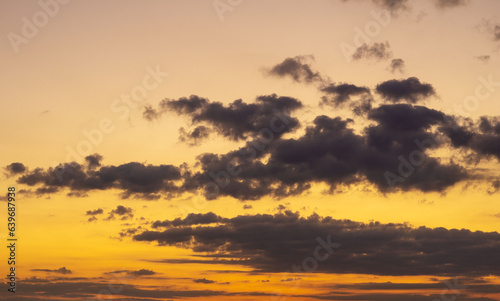 Stunning dawn sky background, beautiful sky at dawn
