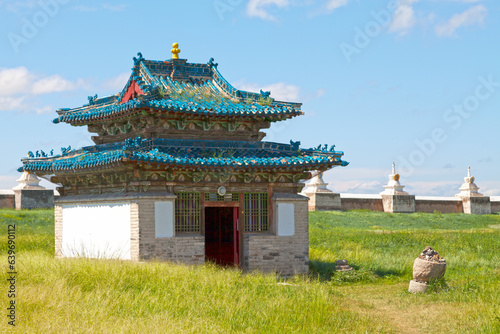 Small temple in Erdene Zuu Monastery in Kharkhorin photo
