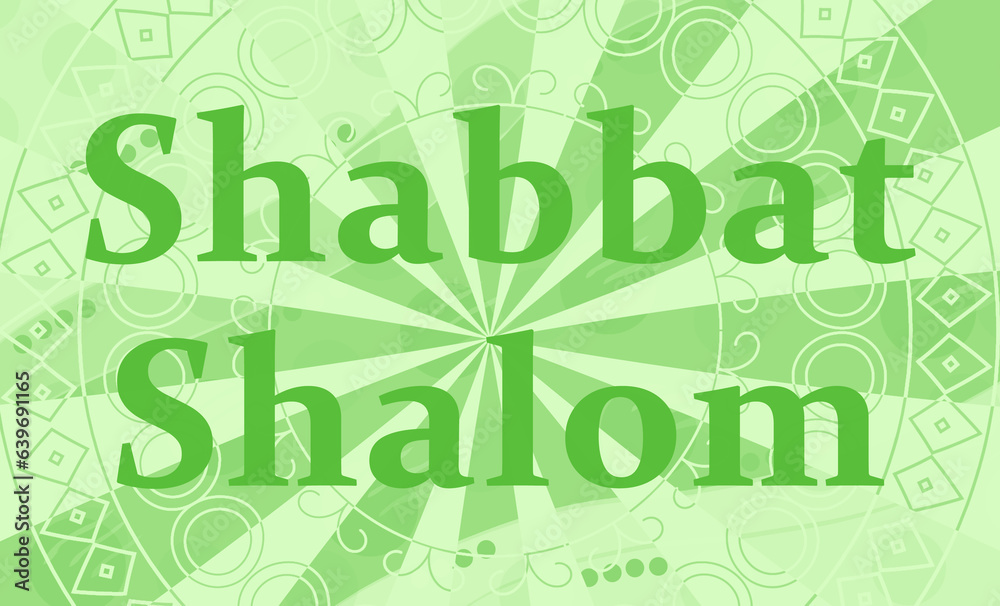 Fototapeta premium Shabbat Shalom