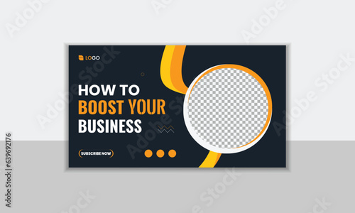 custom amazing YouTube thumbnail. Business YouTube Thumbnails.