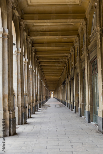 colonnade in the city