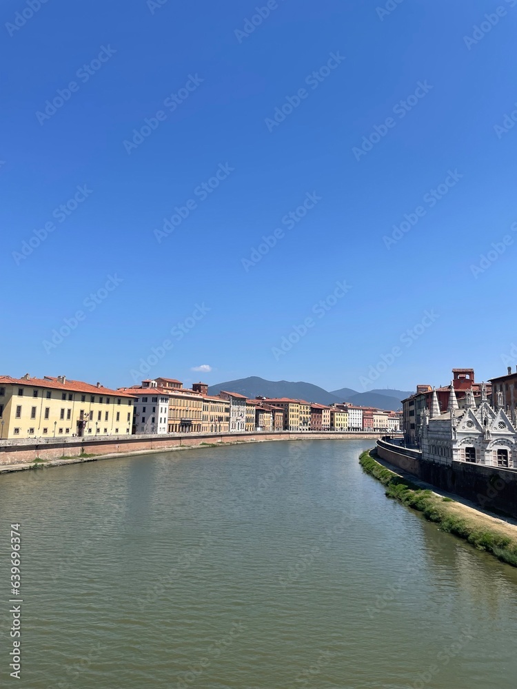 view of the town PISA, ITALY