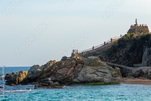 Fisherman's wife lookout point in Lloret de Mar