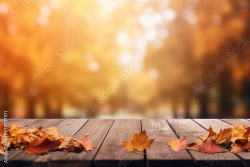 Beautiful colorful natural autumn background for presentation