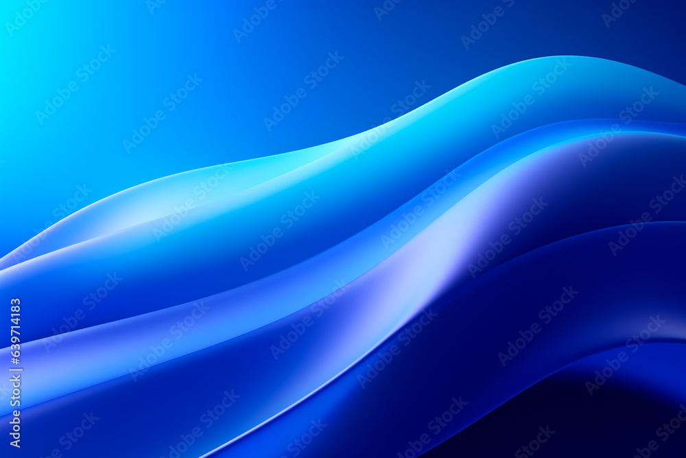 Abstract background of blue waves and glow. Paint strokes Abstract background of blue waves and glow. Paint strokes